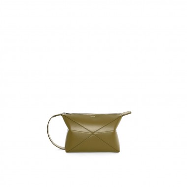 Loewe Puzzle Fold Pochette-Olive