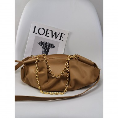 Loewe Small Paseo Chain Bag in Nappa Calskin