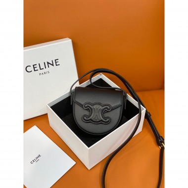 Celine Mini Besace Cuir Triomphe 
