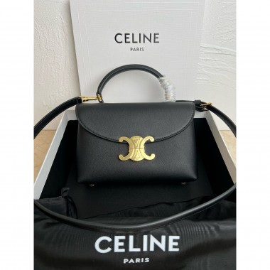 Celine Teen Nino Bag in Smooth Calfskin-Black