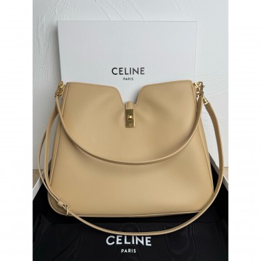 Celine Medium Camille 16 Soft Bag in Smooth Calfskin-Light Sand