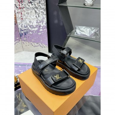 LV Sunset Flat Comfort Sandal, Size 35-41