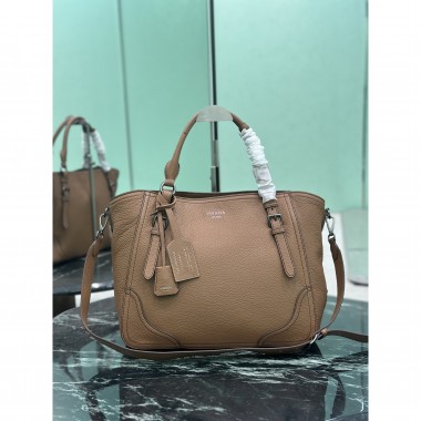 borsa-shopping-large in pelle Caramel