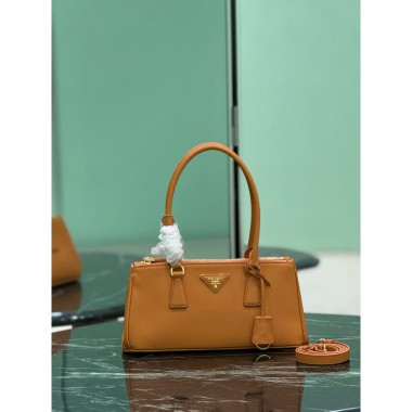 Borsa Prada Galleria medium in pelle-Orange