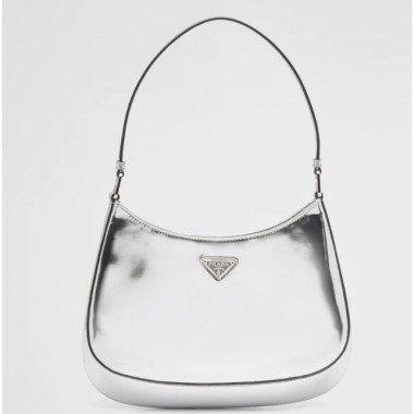 Borsa a spalla Prada Cleo in pelle spazzolata