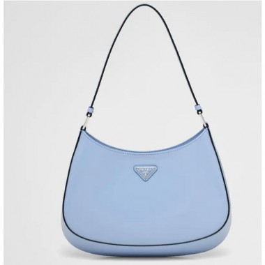 Borsa a spalla Prada Cleo in pelle spazzolata