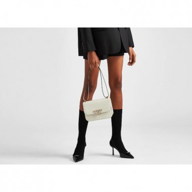 Borsa a spalla in Saffiano