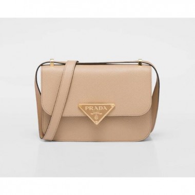 Borsa a spalla in Saffiano