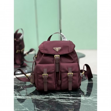 Zaino Prada Re-Edition 1978 small in Re-Nylon-Bordeaux