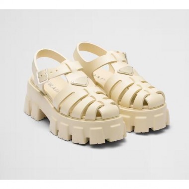 Prada Rubber Monolith Sandals,  Size 35-41