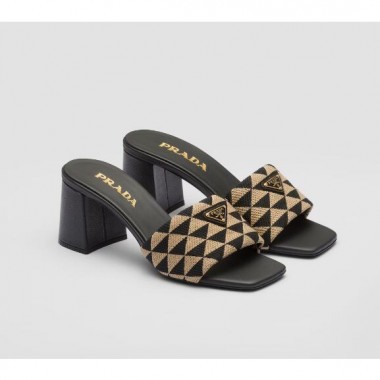 Prada Embroidered fabric sandals,  Size 35-41