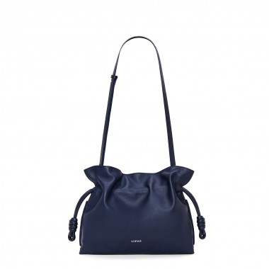 Loewe Medium  Flamenco Bag in nappa leather -Navy blue