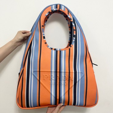 Borsa hobo in canvas stampato