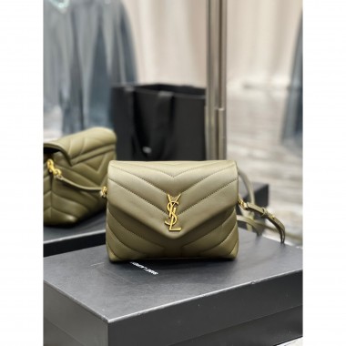 YSL Yves Saint Laurent Loulou Mini Bag in Calfskin 