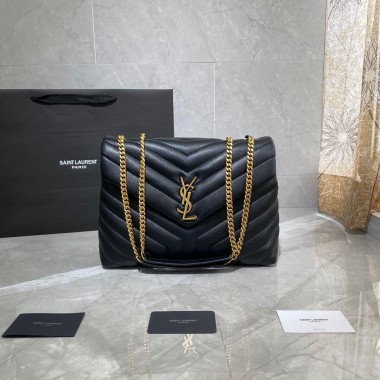 YSL Yves Saint Laurent Medium Chain Bag in Calfskin 