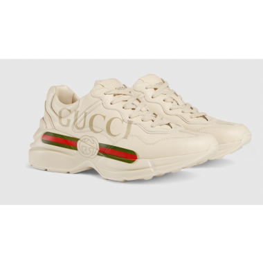Sneaker Rhyton in pelle con logo Gucci,  Size 35-46