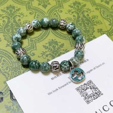 Gucci Silver and Agate Bracelet