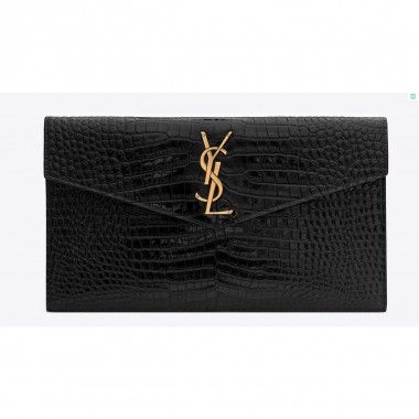 YSL Pochette Uptwon in Pelle Coccodrillo  