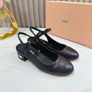 Miu Miu Leather Slingback Pump,  Size 35-41