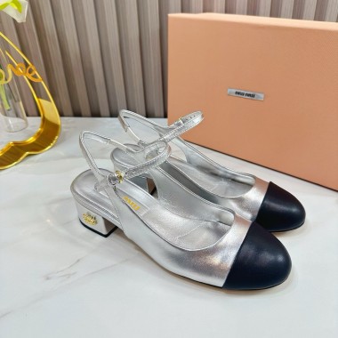 Miu Miu Leather Slingback Pump,  Size 35-41
