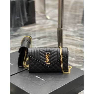 YSL Portafogli e pochette Monogram In Grained Pelle