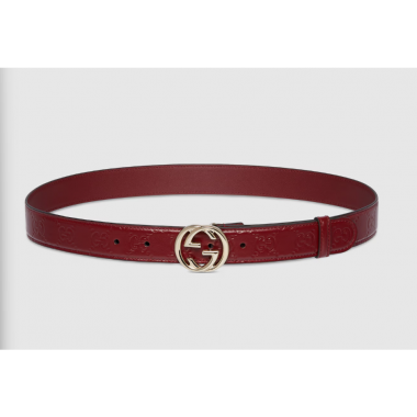 Gucci 30mm thin Leather belt 