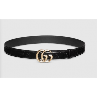 Gucci 30mm thin Leather belt 