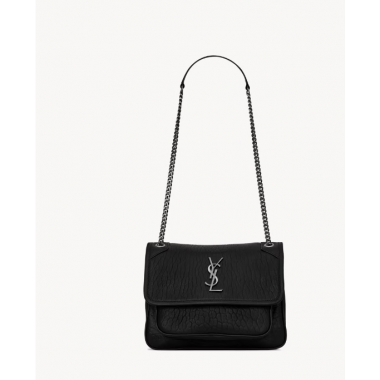 Saint Laurent Niki Baby in grained leather-black