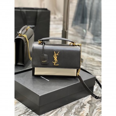 YSL Yves Saint Laurent Sunset Medium Top Handle Bag 