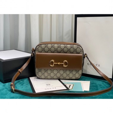 Borsa a spalla Gucci Horsebit 1955 misura piccola