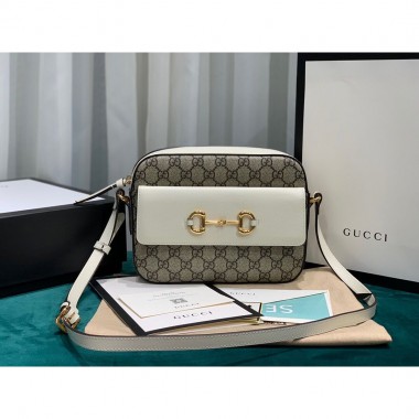 Borsa a spalla Gucci Horsebit 1955 misura piccola
