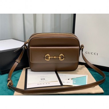Borsa a spalla Gucci Horsebit 1955 misura piccola