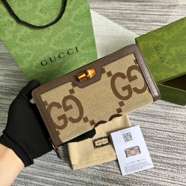 Gucci bamboo Portafogli zippy