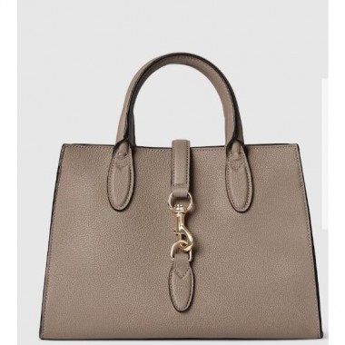 Gucci Medium Tote bag with Hook closure-Taupe