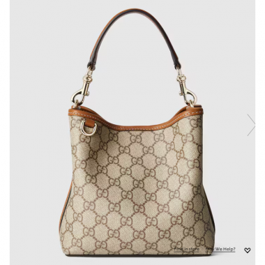 Gucci GG Emblem Mini Buckeket Bag 