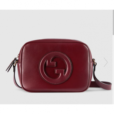 Gucci Blondie Mini Shoulder Bag- Rosso Ancora Red