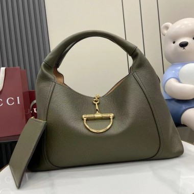 Gucci Gucci Softbit Maxi shoulder bag- Forest Green 
