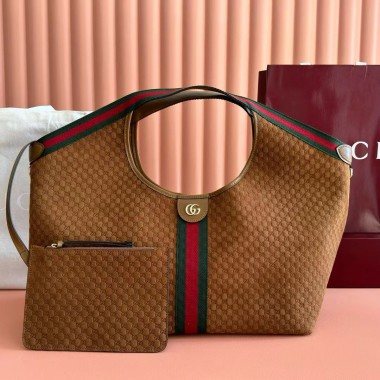 Borsa shopping Gucci Giglio misura grande