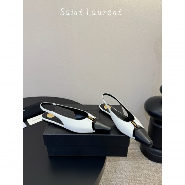 Ballerina Babylone in Pelle Saint Laurent