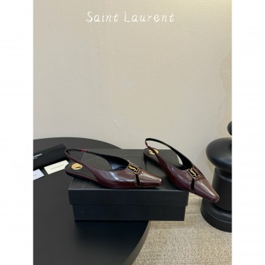 Ballerina Babylone in Pelle Saint Laurent