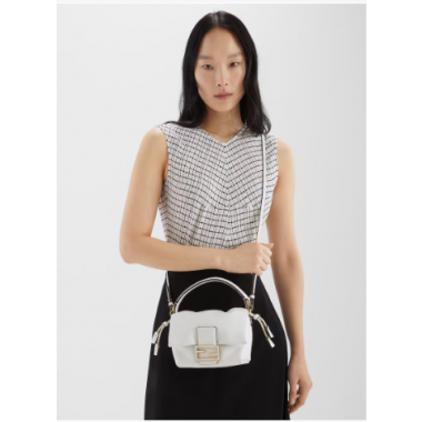 Fendi Mamma Baguette Small Bag -White