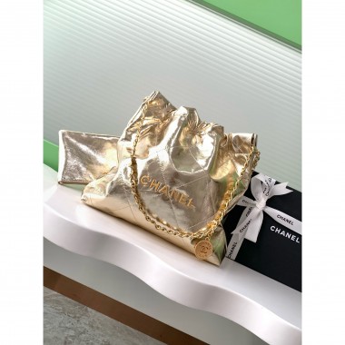 Chanel 22 Small Handbag -Gold
