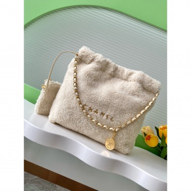 Chanel Lana 22 Borsa Piccola-Beige