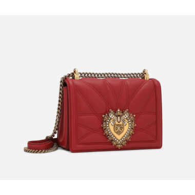 Dolce Gabbana Medium Devotion bag in Quilted Nappa leather