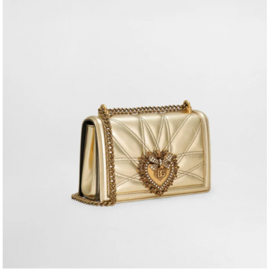 Dolce Gabbana Medium Devotion bag in Quilted Nappa leather