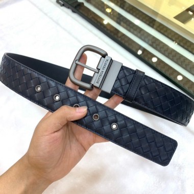 Bottega Veneta Cinture in Vitello 40mm -blu