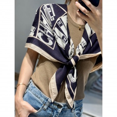 Chanel Silk square Scarf