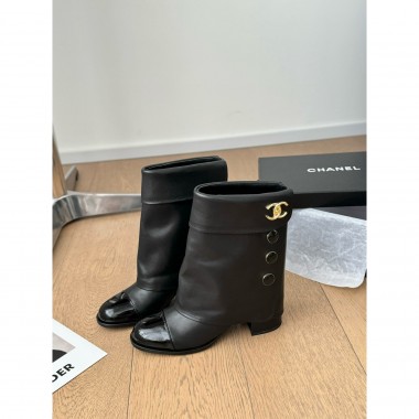 Chanel Leather Boots, Size 35-41