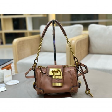 Chloe piccola borsa a catena Paddington-Mustang Brown