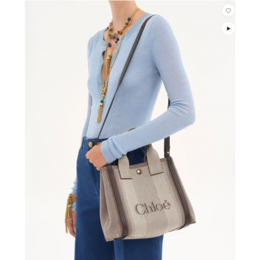 Borsa da trasporto Chloe Linen